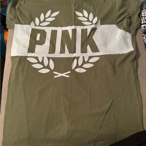 Victoria's Secret PINK Olive T-Shirt